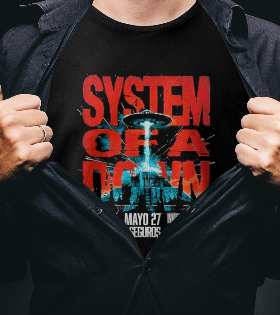 System Of A Down Mexico Tour 2026 CDMX Estadio GNP Seguros May 27 IDLES T-Shirt