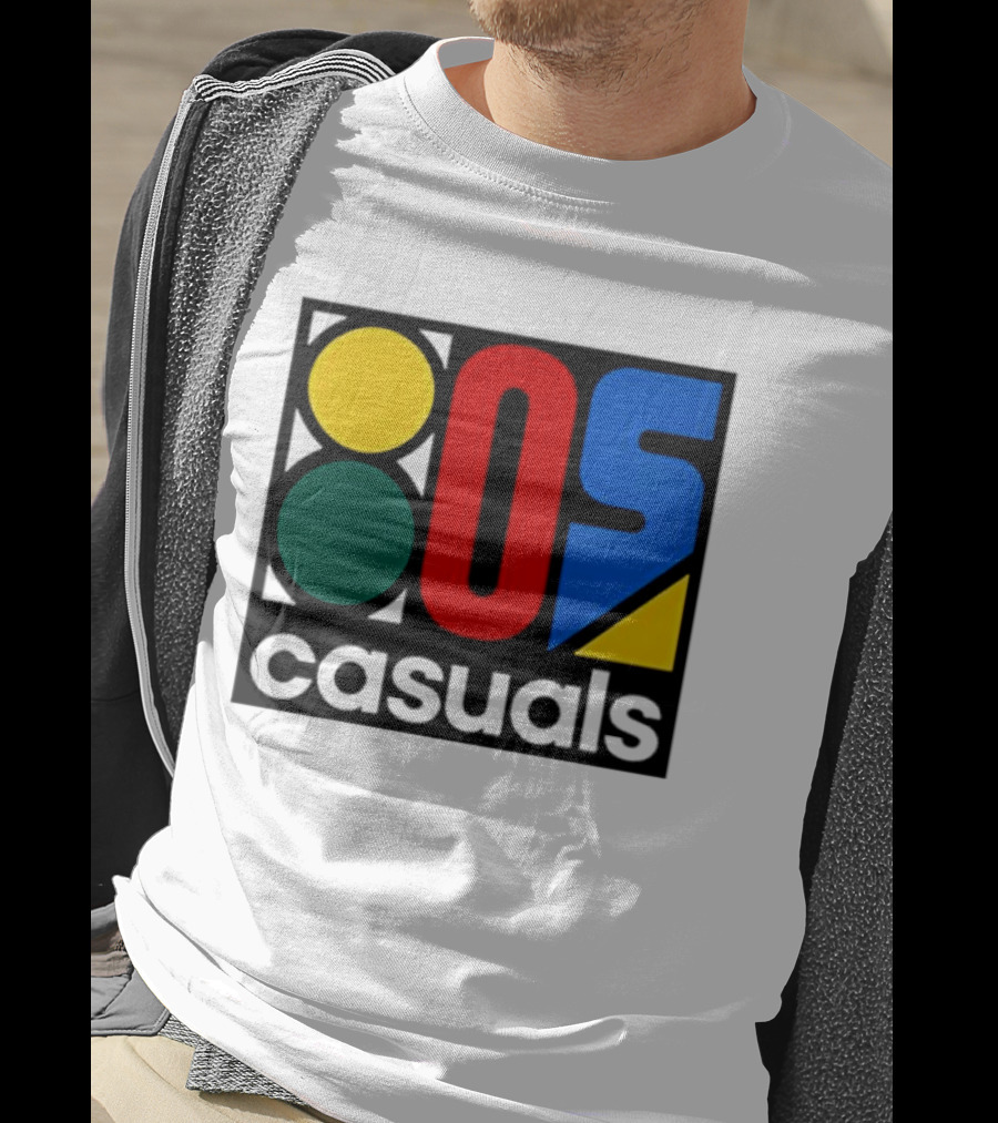 80s Casuals Retro Style Colorful Geometric Icon Collection T-Shirt