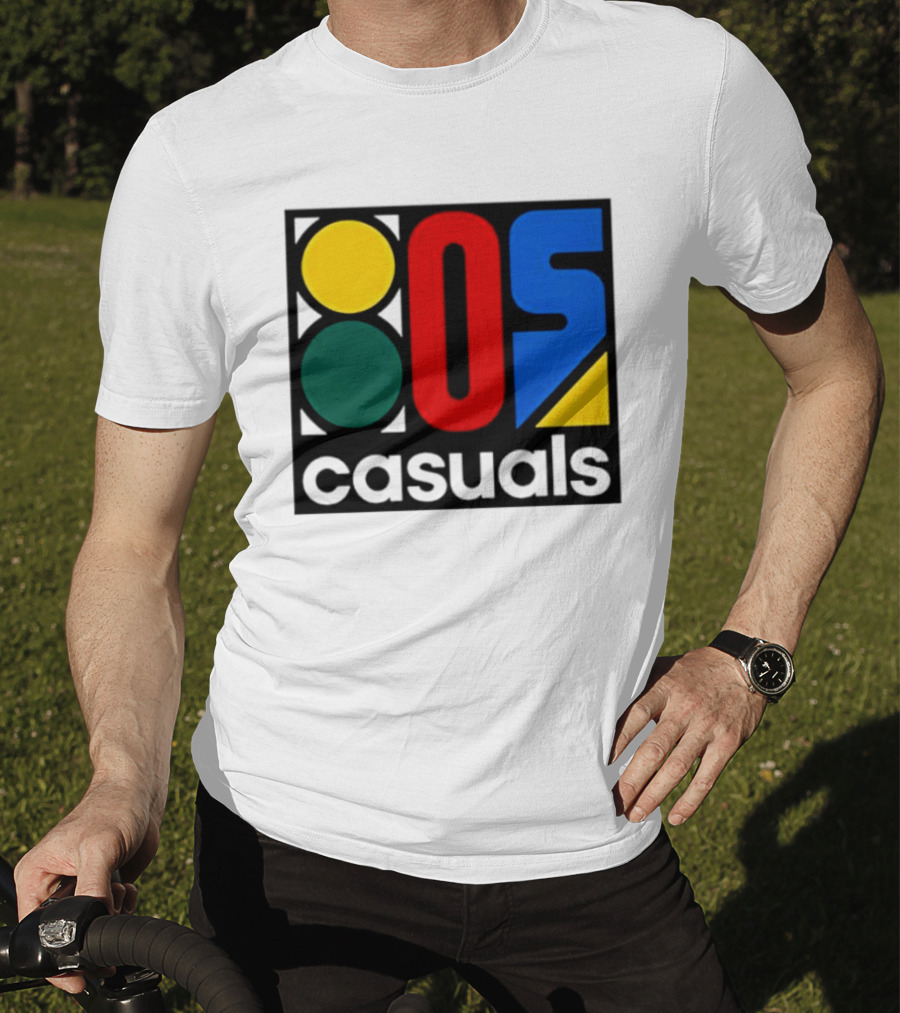 80s Casuals Retro Style Colorful Geometric Icon Collection T-Shirt