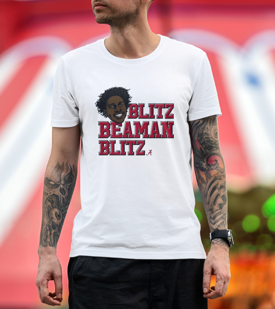 Alabama Crimson Tide Blitz Beaman Blitz Jeremiah Beaman T-Shirt
