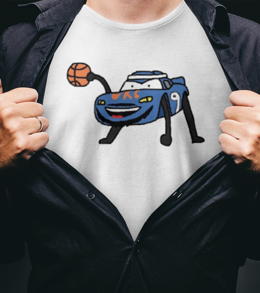 Alex Cars Russo Alex Caruso OKC Thunder Basketball Cartoon T-Shirt