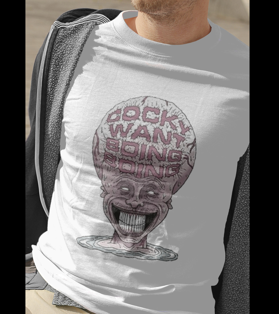 Cocky Want Boing Boing Meme Brain T-Shirt