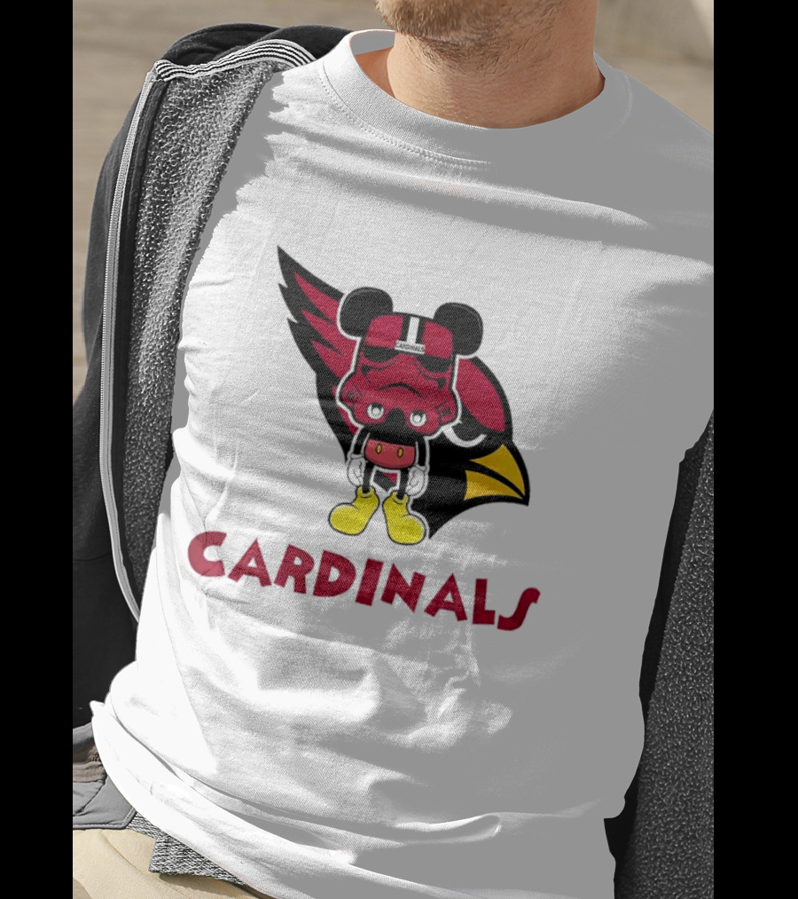 Arizona Cardinals Mickey Mouse Stormtrooper T-Shirt