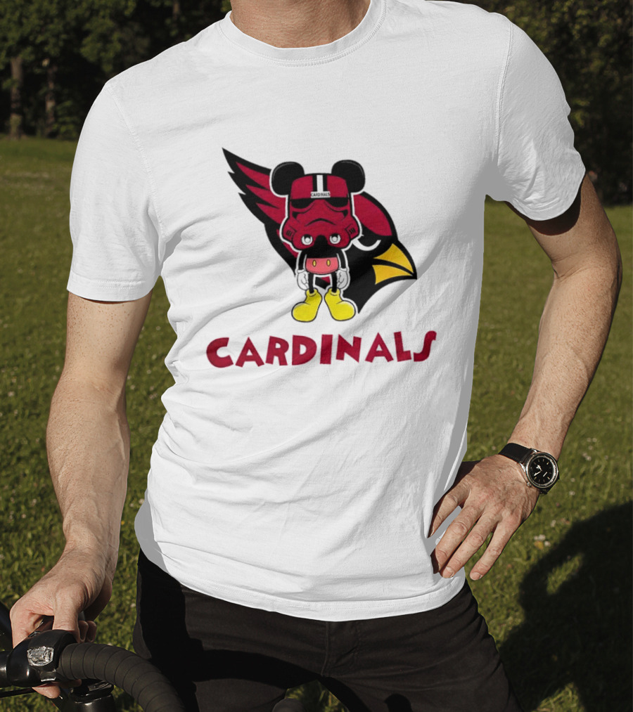 Arizona Cardinals Mickey Mouse Stormtrooper T-Shirt