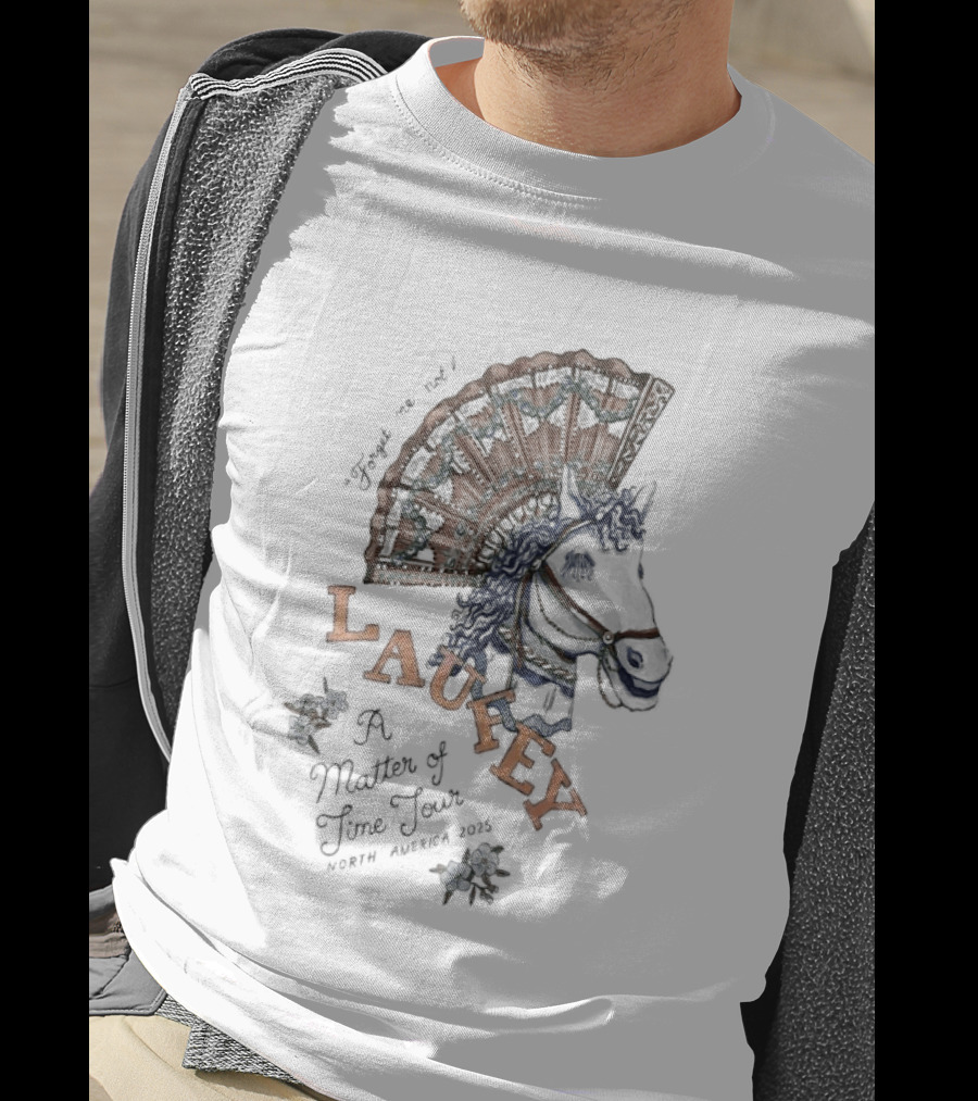 Awesome Laufey A Matter Of Time Horse Tour 2025 T-Shirt
