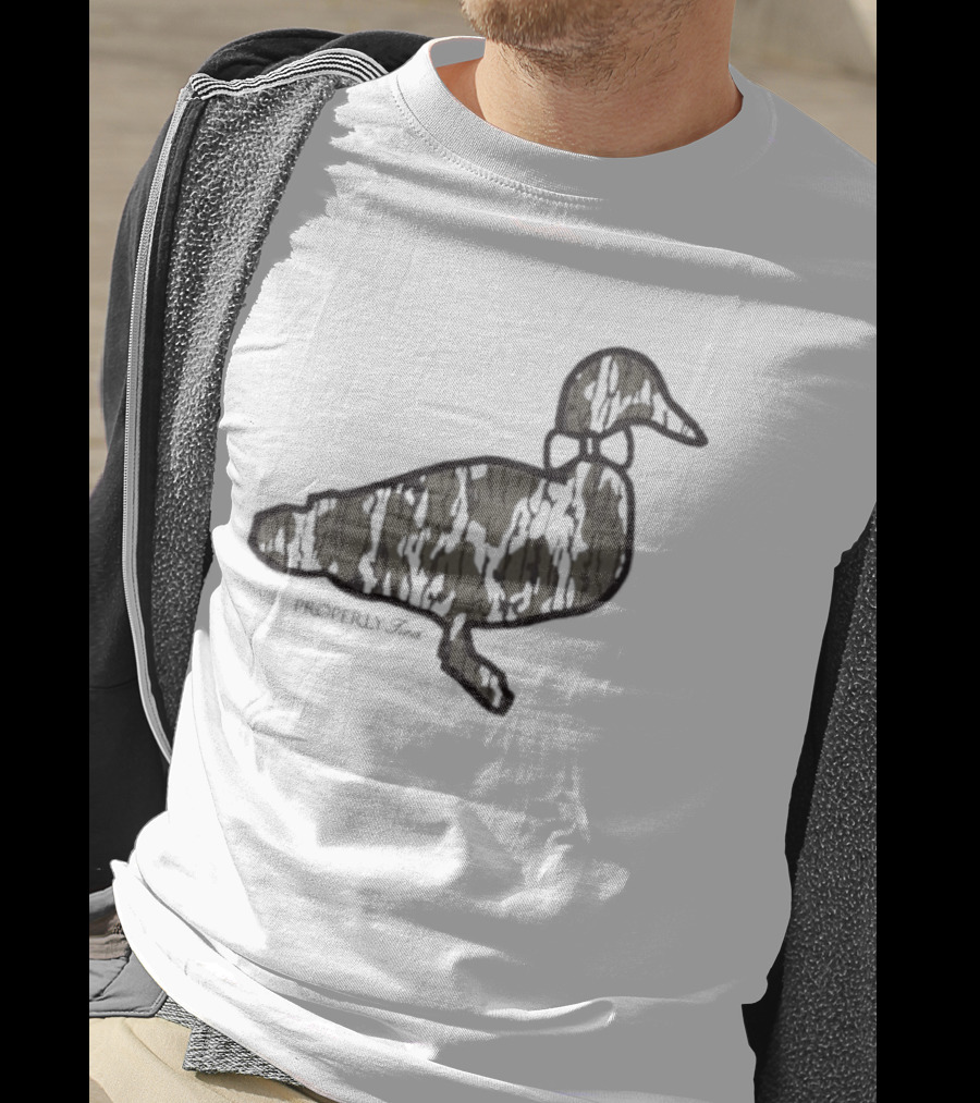 Duck Silhouette Camo Wildlife T-Shirt