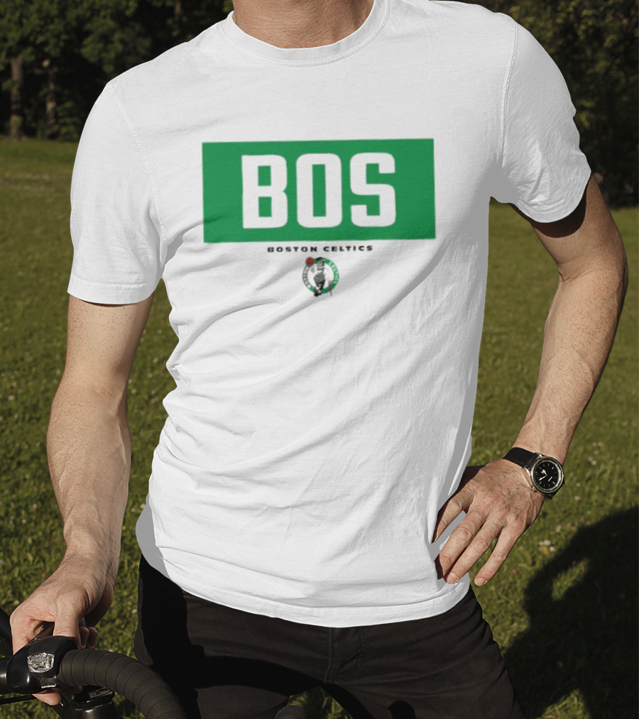 Boston Celtics BOS Crossbar NBA Basketball T-Shirt