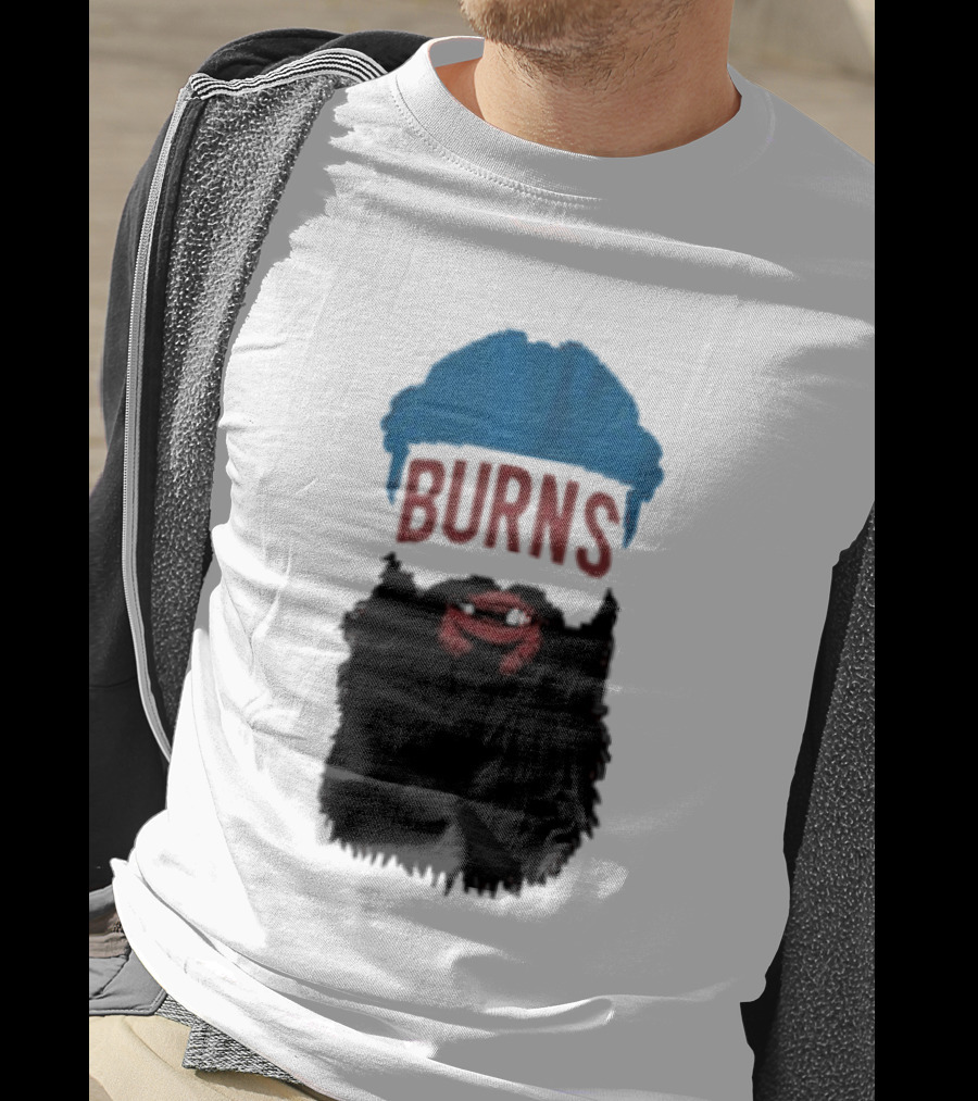 Brent Burns Beard Blue And Red Text Colorado Hockey Fan T-Shirt