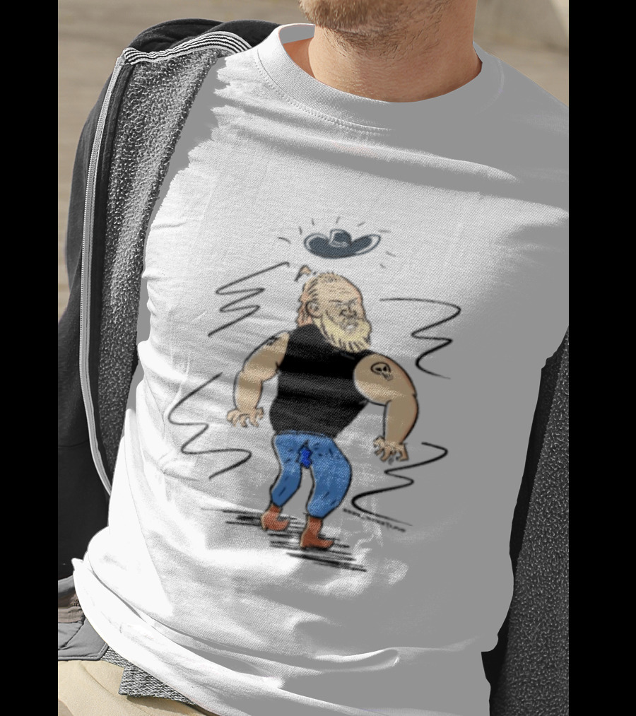 Brock Lesnar WWE Smackdown Cowboy Cartoon T-Shirt