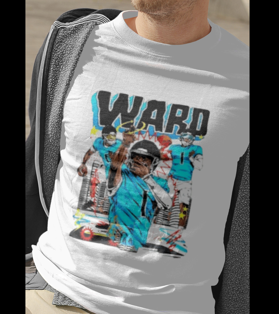 Tennessee Titans Ward Player Cartoon Comic T-Shirt