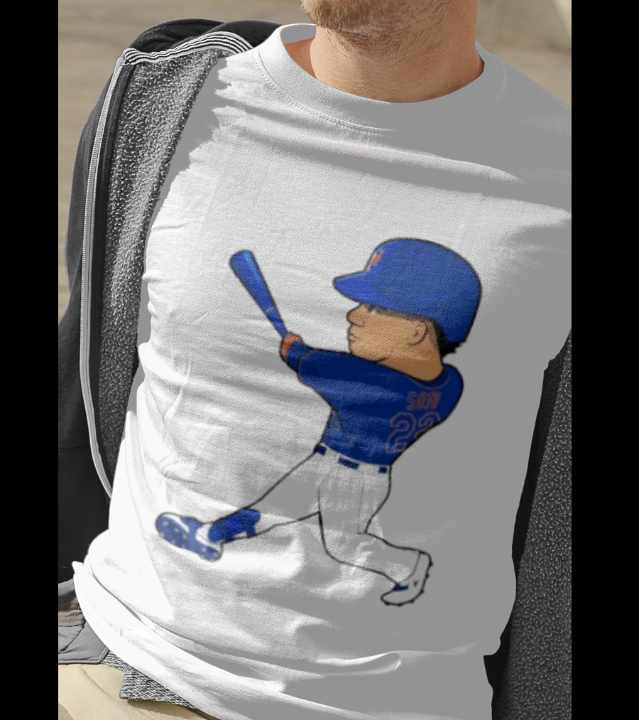 Juan Soto 22 Mets Baseball Swing LGM T-Shirt