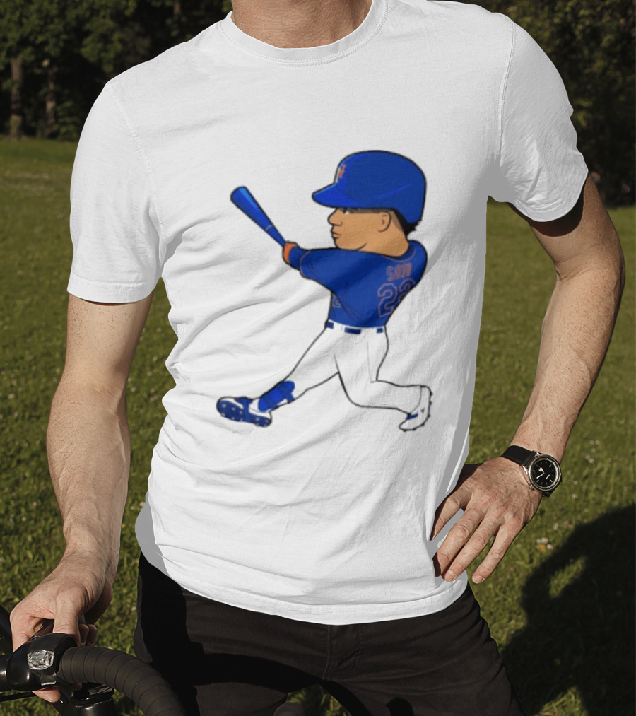 Juan Soto 22 Mets Baseball Swing LGM T-Shirt