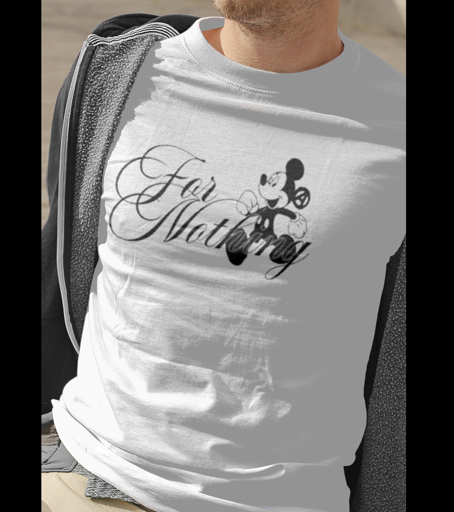 Mickey Mouse Nine Vicious For Nothing Tour 2025 For Nothing T-Shirt