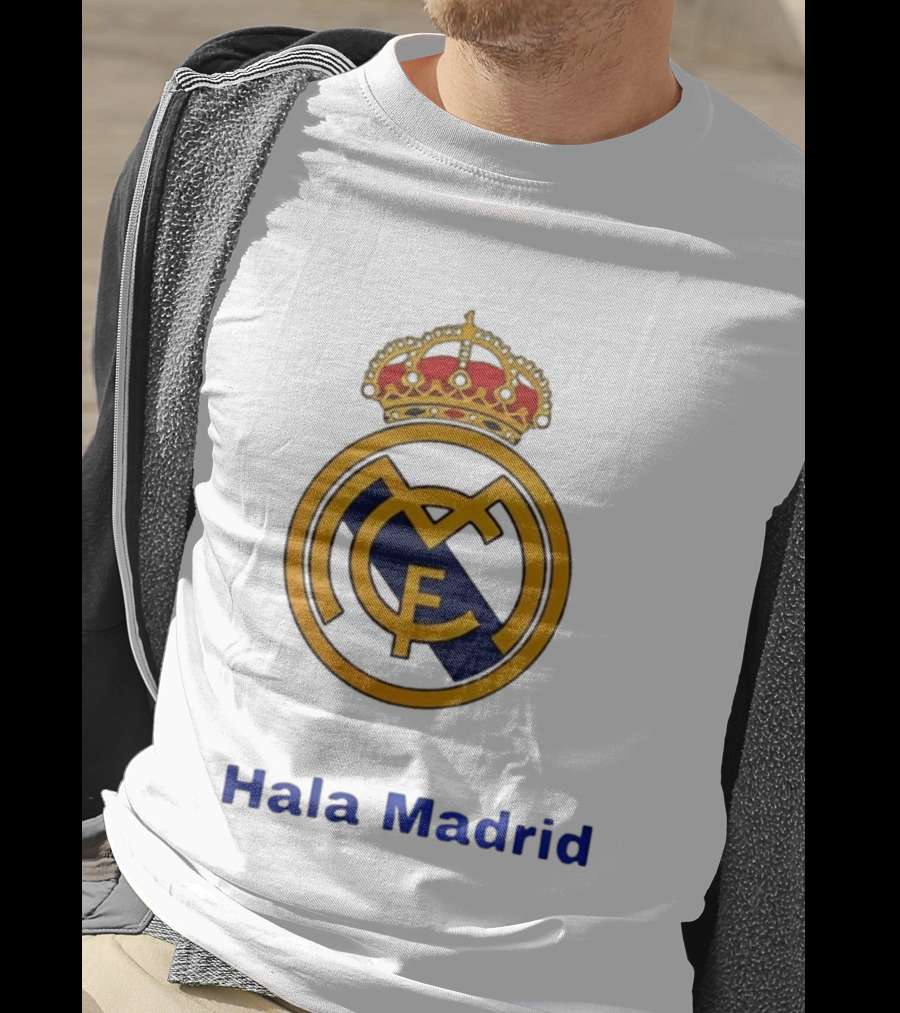 Hala Madrid Real Madrid CF Crest Spain Football Club T-Shirt