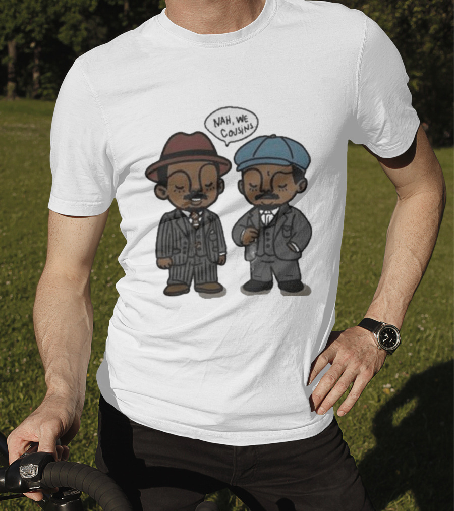 Original Sinners Nah We Cousins 2025 Two Characters In Suits T-Shirt