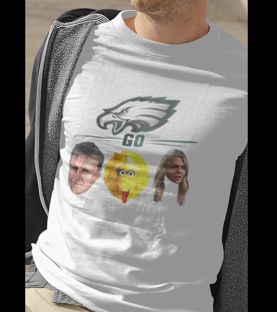 Philadelphia Eagles Go Birds Larry Bird Big Bird The Bird T-Shirt