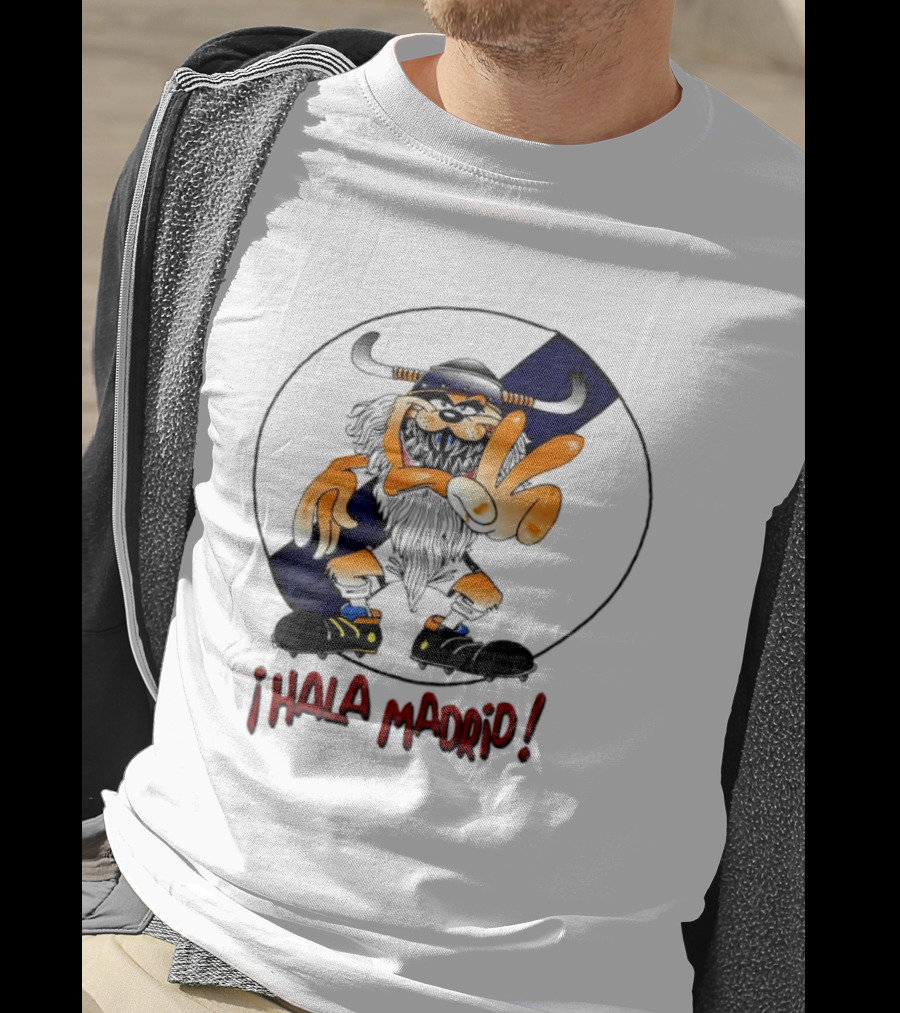 Viking Hala Madrid Real Madrid Club De Futbol Fan T-Shirt