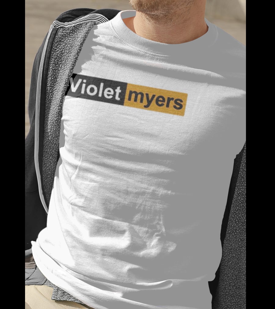 Violet Myers Black And Orange T-Shirt