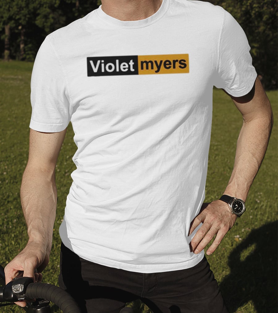 Violet Myers Black And Orange T-Shirt