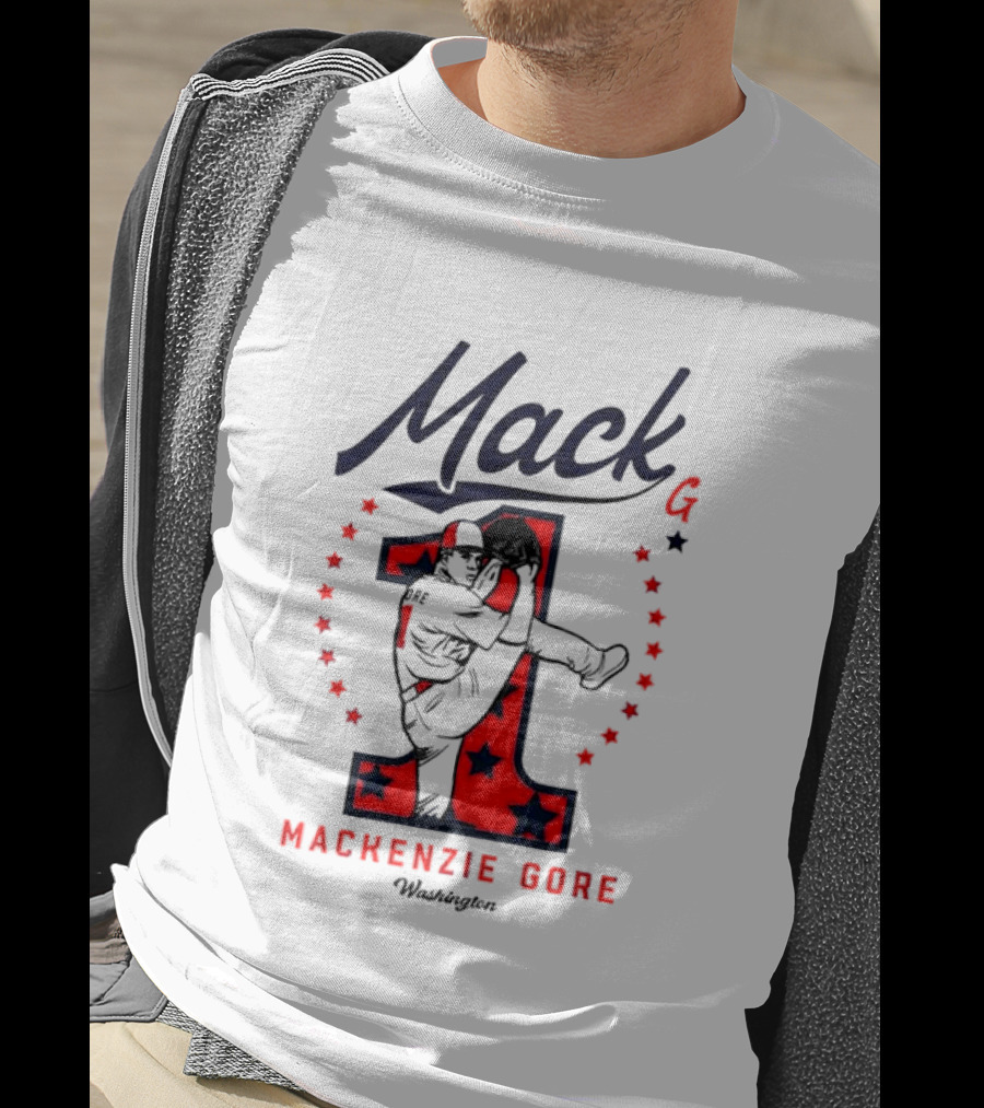 Mack G Washington Nationals Mackenzie Gore Baseball Stars T-Shirt