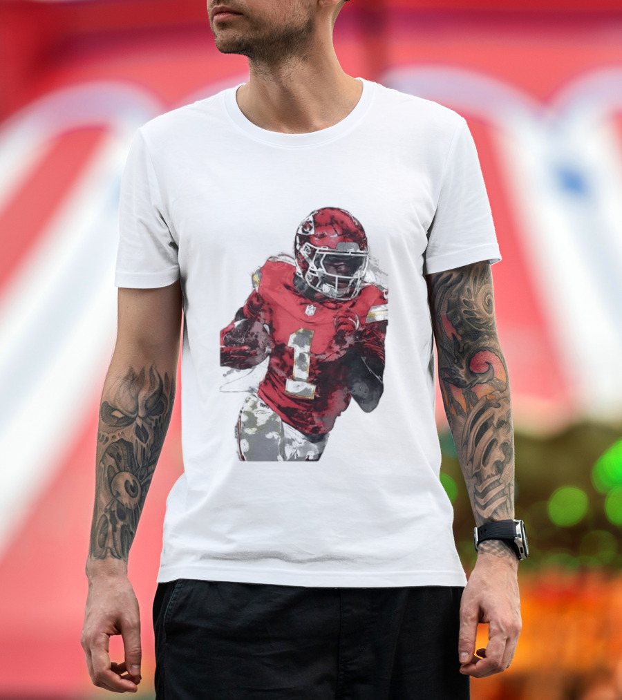 Kansas City Chiefs Xavier Worthy Football Player Number One T-Shirt