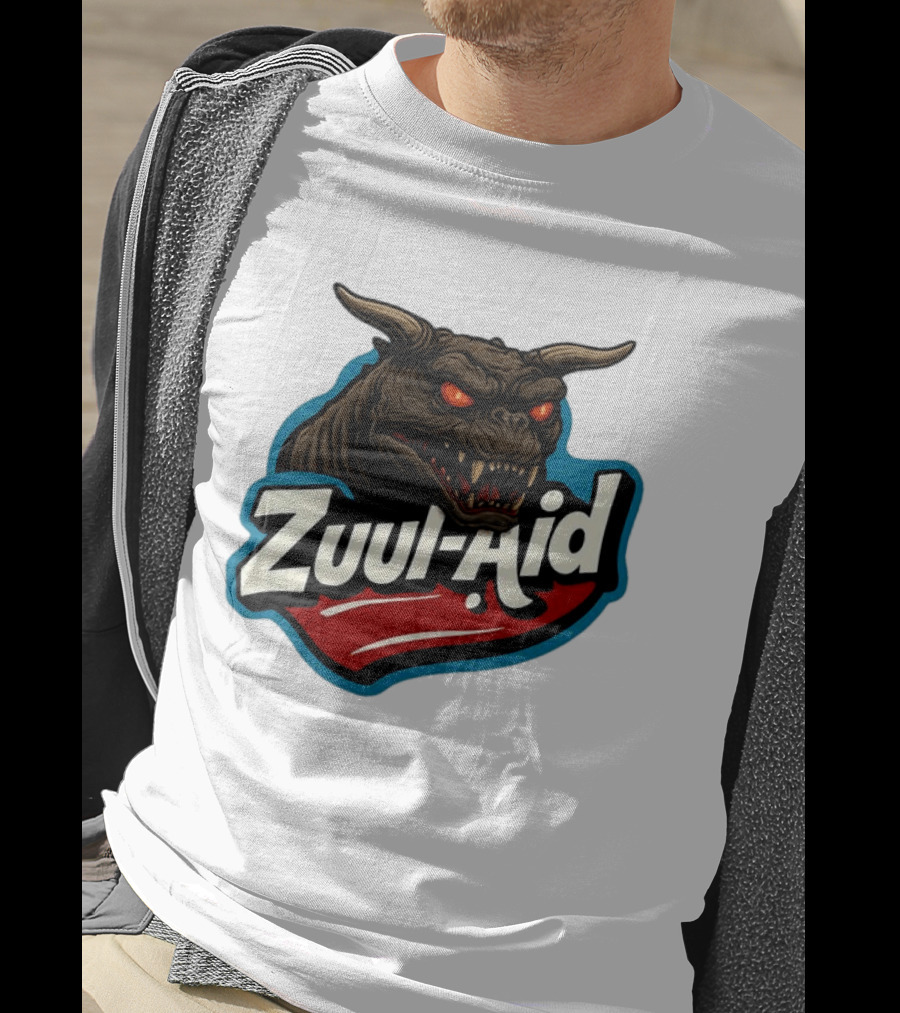 Zuul Aid Ghostbusters Demon Red Eyes Monster T-Shirt