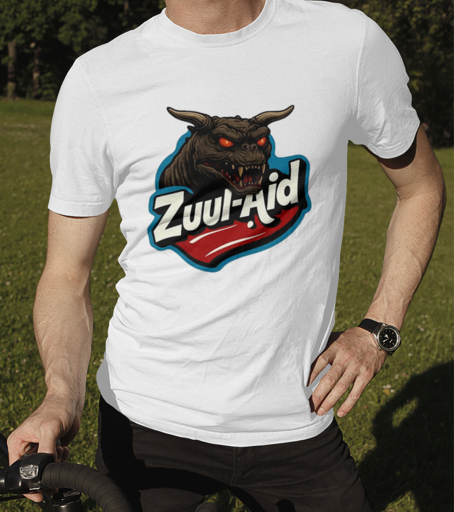 Zuul Aid Ghostbusters Demon Red Eyes Monster T-Shirt