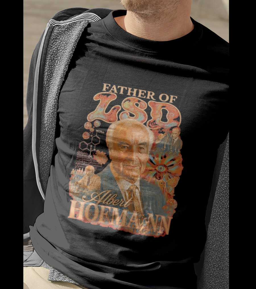 Father Of LSD Albert Hofmann Psychedelic T-Shirt