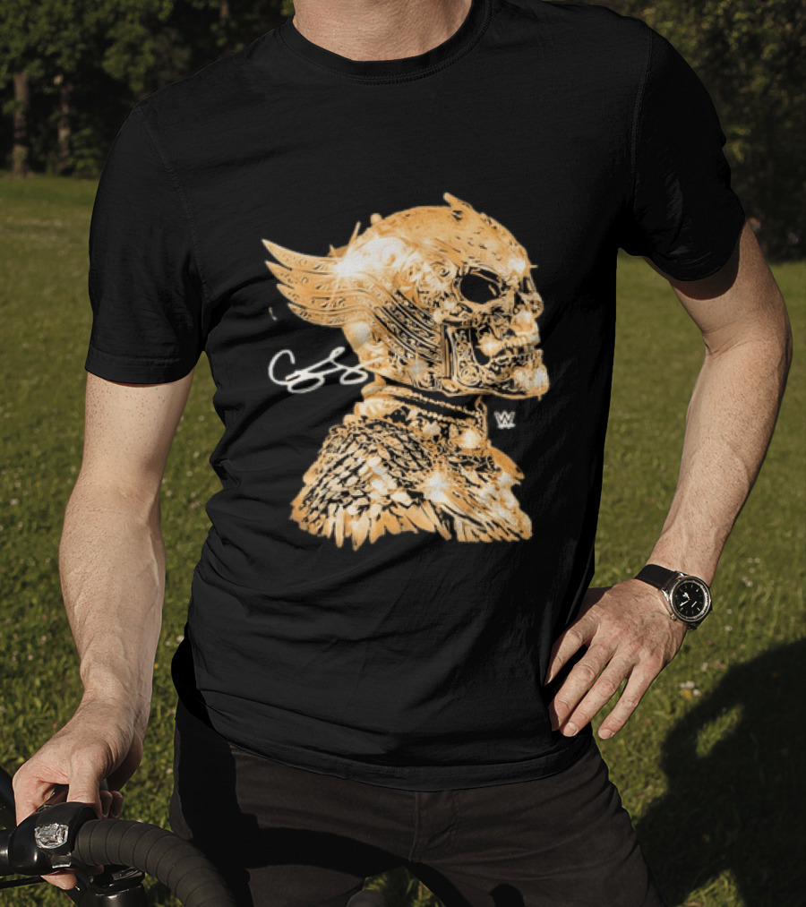 WWE Cody Rhodes American Nightmare Golden Skull T-Shirt