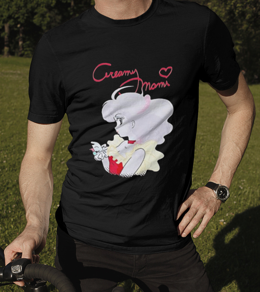 Magical Angel Creamy Mami Anime Character With Heart And Butterfly T-Shirt