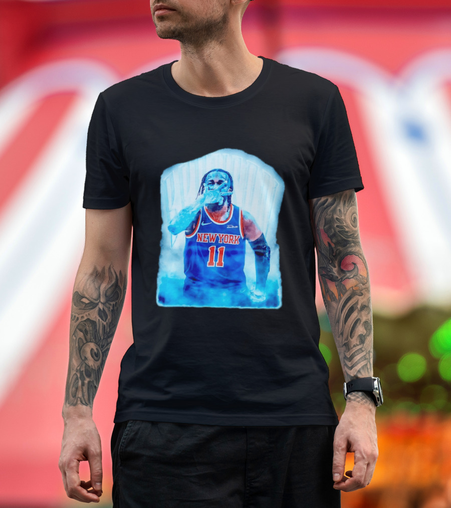 Jalen Brunson New York Knicks Number 11 NBA Basketball Player T-Shirt