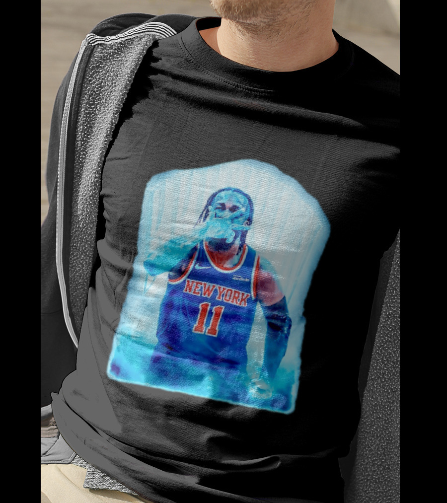 Jalen Brunson New York Knicks Number 11 NBA Basketball Player T-Shirt