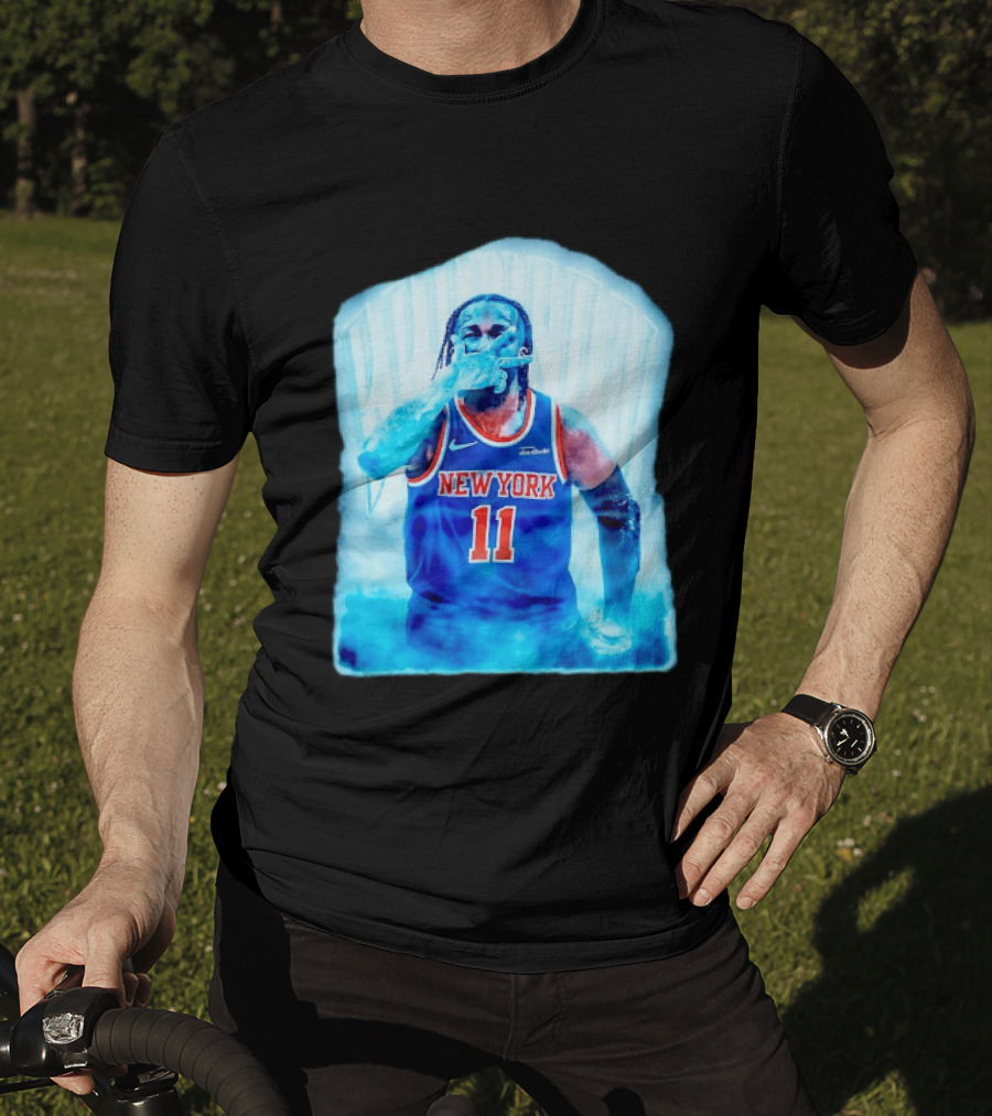 Jalen Brunson New York Knicks Number 11 NBA Basketball Player T-Shirt