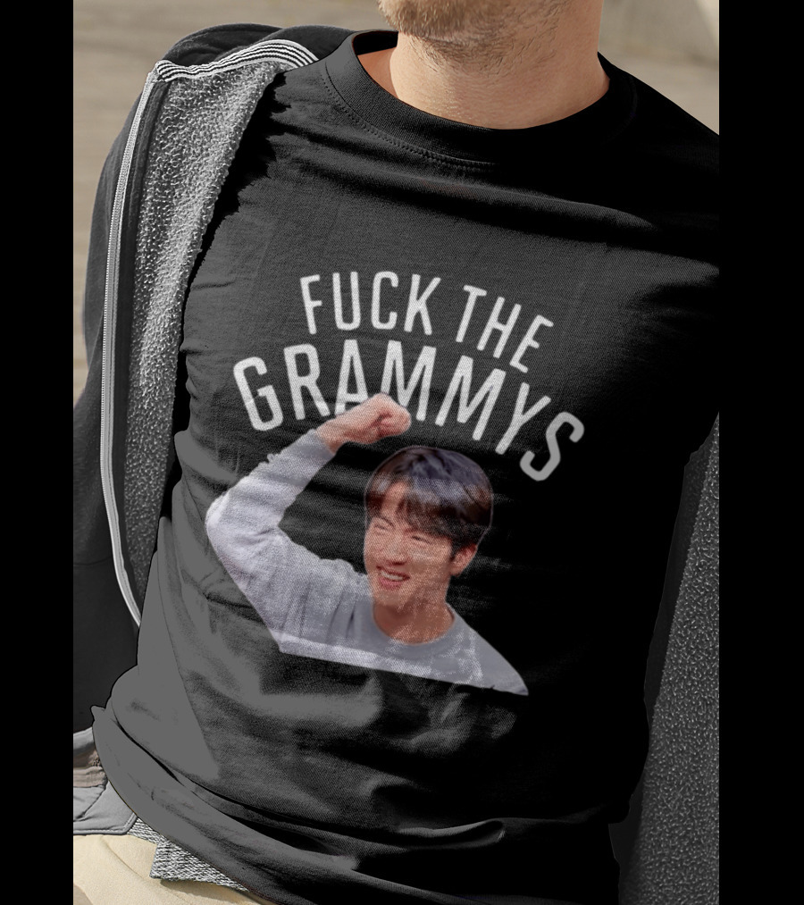 Jin BTS Fuck The Grammys K Pop Bangtan Boys Fandom T-Shirt