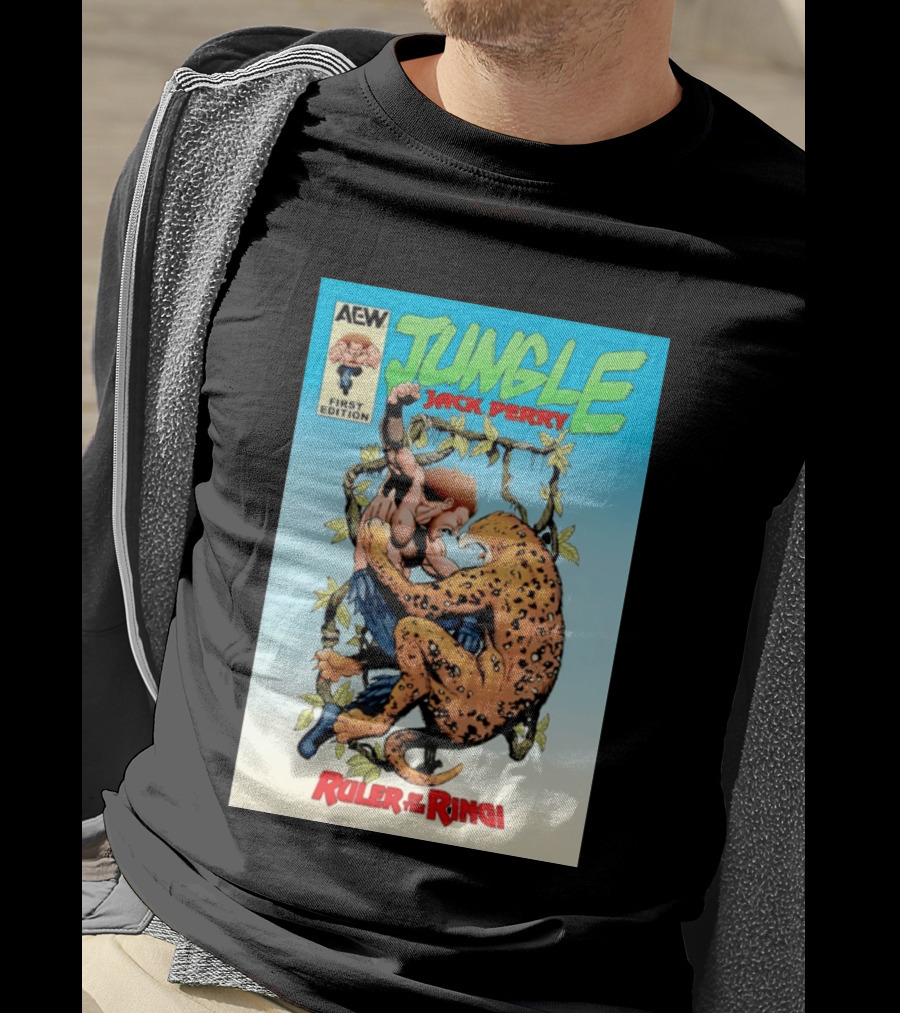 AEW Jungle Jack Perry First Edition Ruler Of The Ring T-Shirt