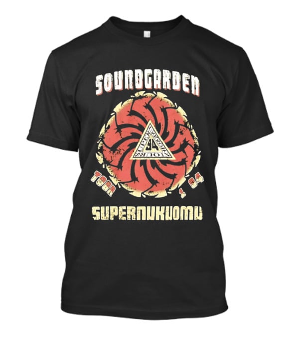 Soundgarden Superunknown Tour 1994 Grunge Vintage Spiral T-Shirt