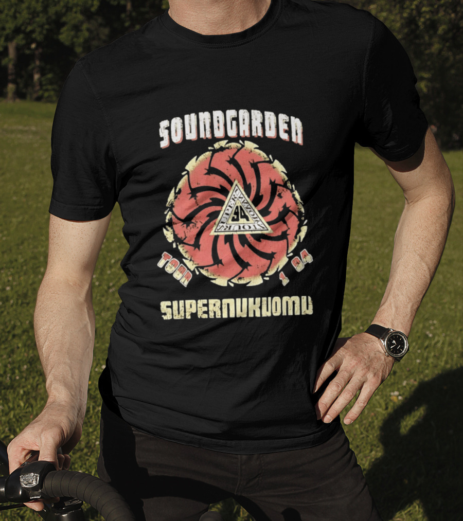 Soundgarden Superunknown Tour 1994 Grunge Vintage Spiral T-Shirt
