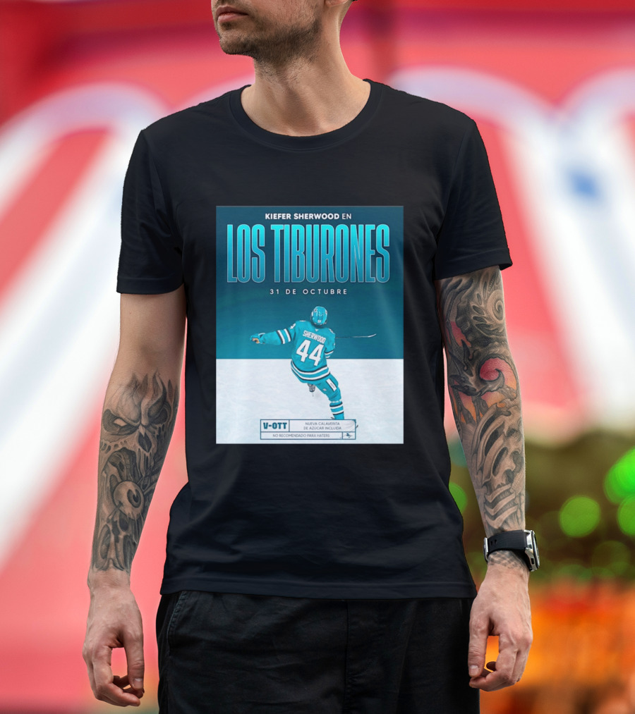 Kiefer Sherwood En Los Tiburones 31 De Octubre V OTT Nueva Calaverita De Azúcar Incluida T-Shirt
