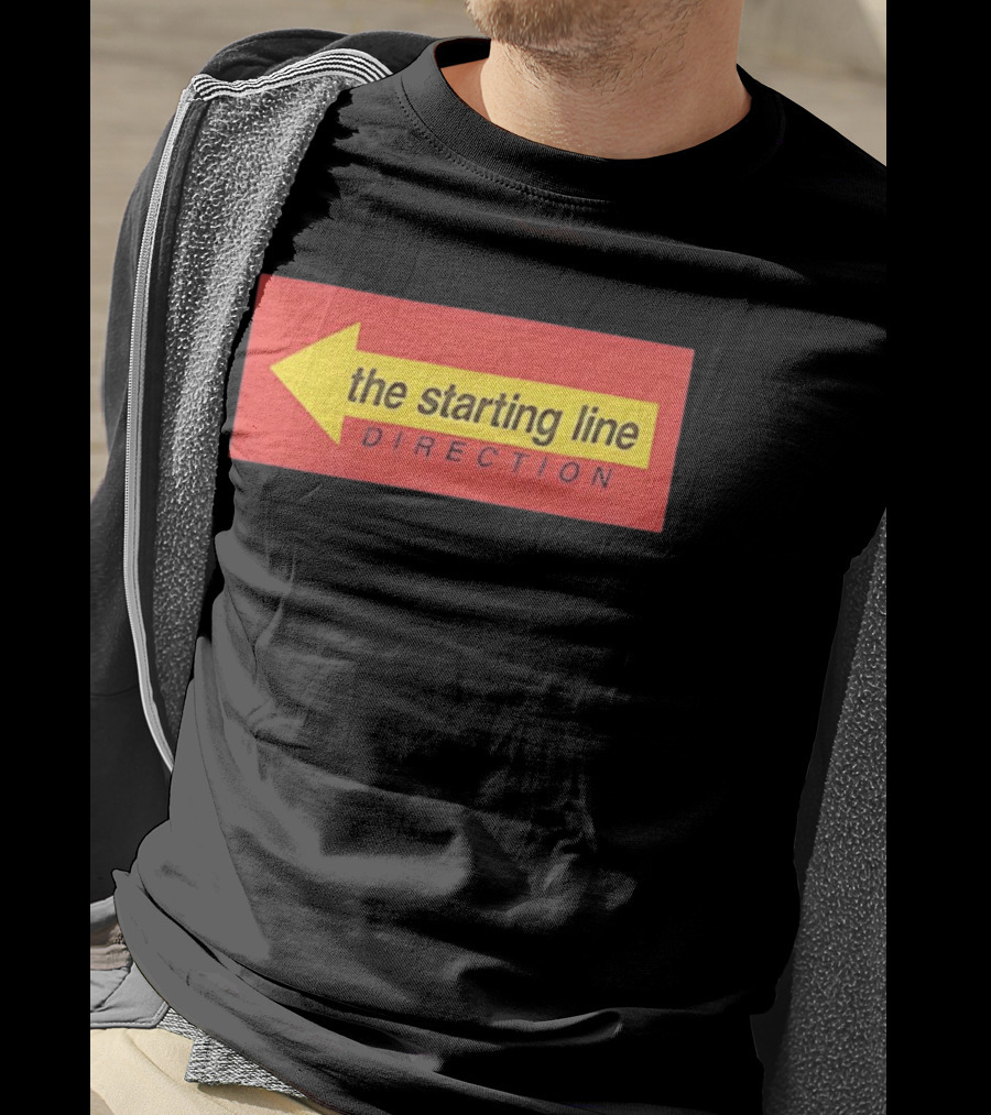 The Starting Line Direction Pop Punk Band Yellow Arrow T-Shirt
