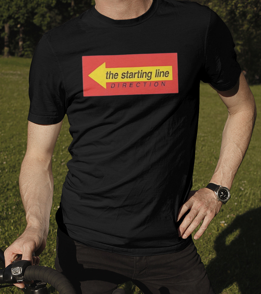 The Starting Line Direction Pop Punk Band Yellow Arrow T-Shirt