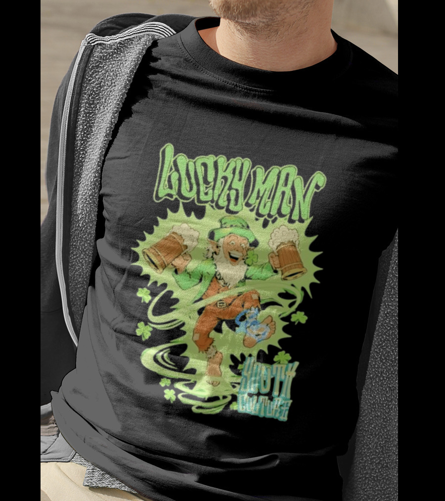 Lucky Man Leprechaun Youth Culture More Than Movement St Patricks Day T-Shirt