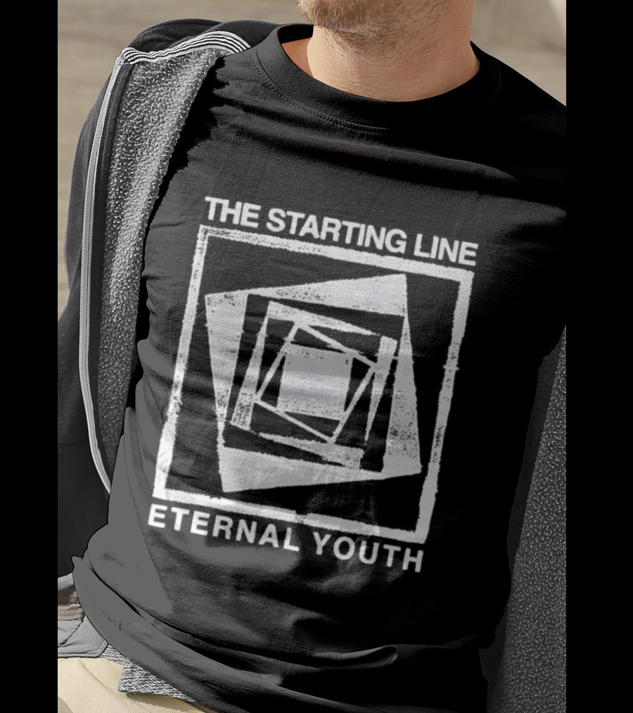 The Starting Line Eternal Youth Pop Punk Spiral Squares T-Shirt