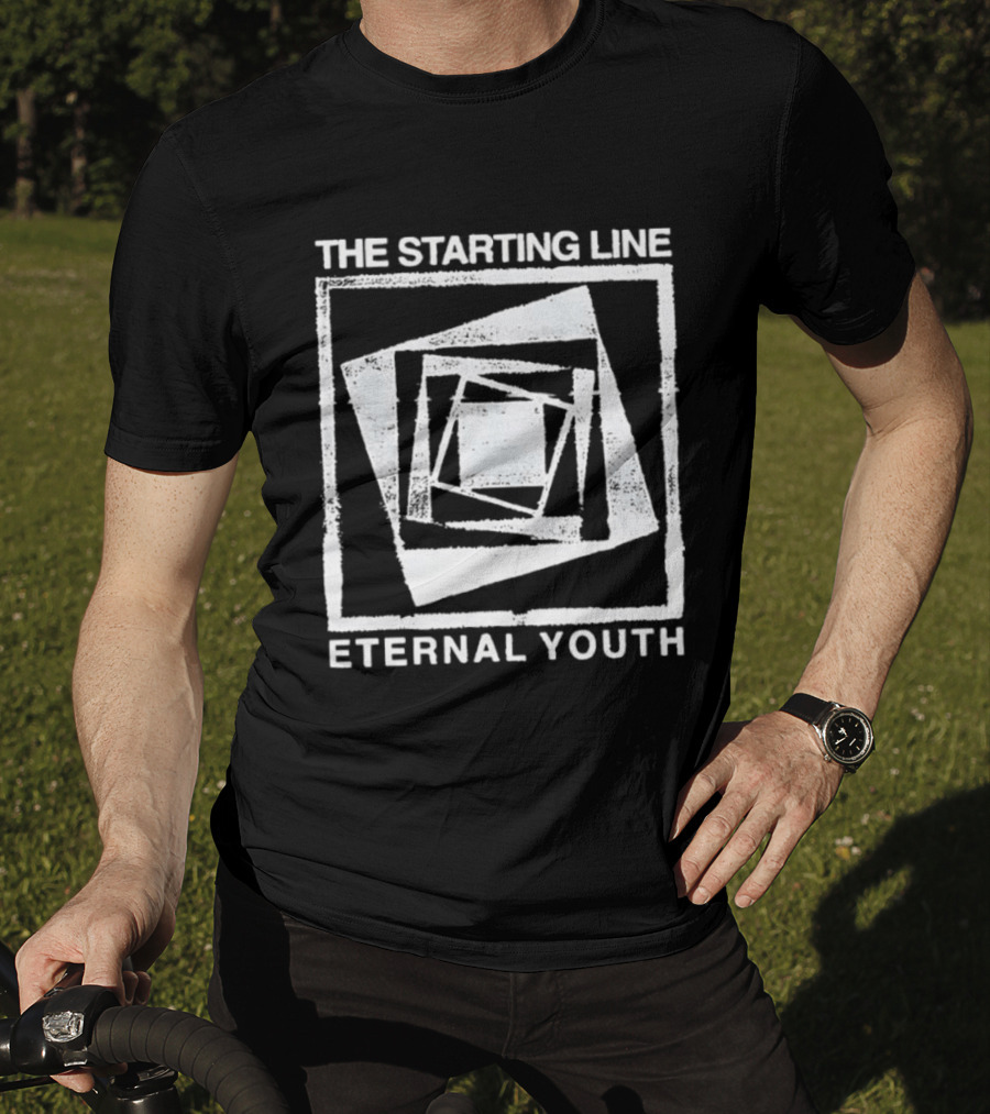 The Starting Line Eternal Youth Pop Punk Spiral Squares T-Shirt