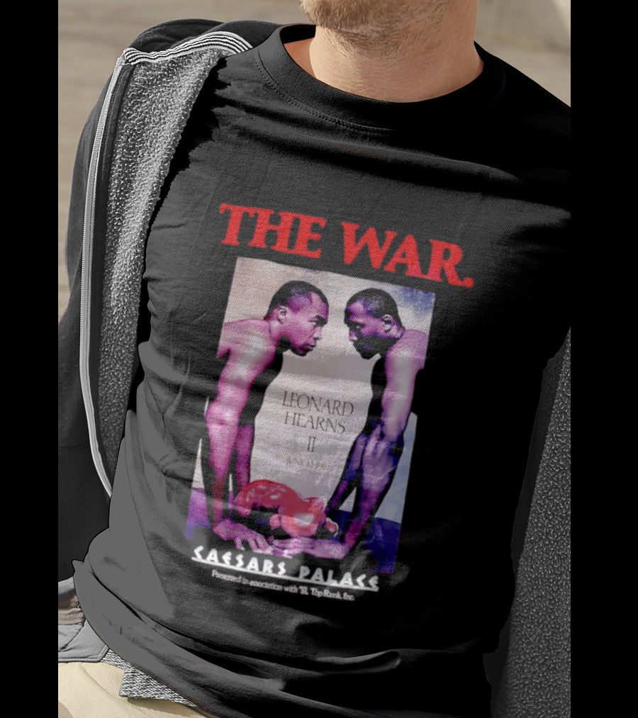 The War Sugar Ray Leonard Vs Thomas Hearns II June 12 1989 Caesars Palace Boxing Showdown T-Shirt