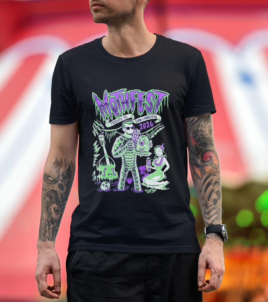 Mothfest Tribute To Dan Lamothe 2026 Creature T-Shirt