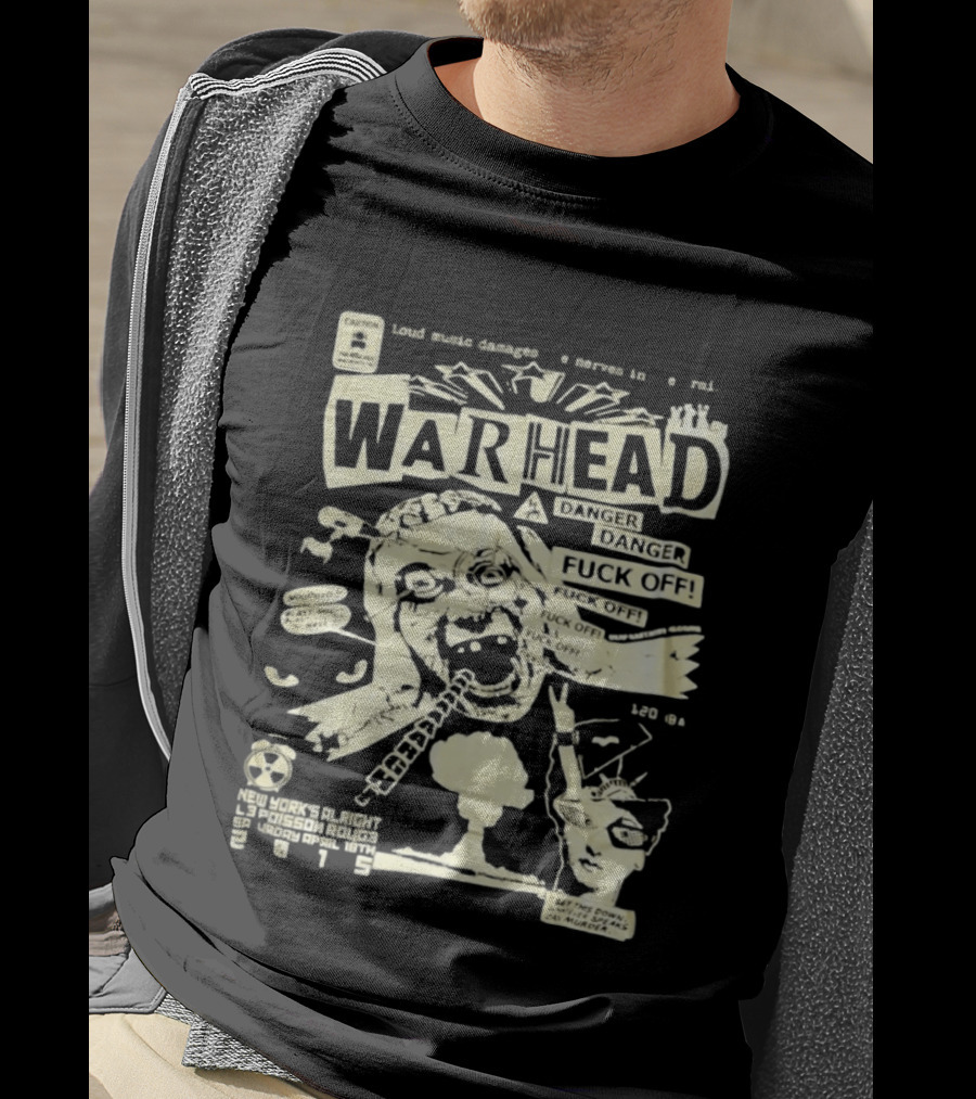 Warhead New York's Alright Crossboro Bridge Hardcore Distressed Danger T-Shirt