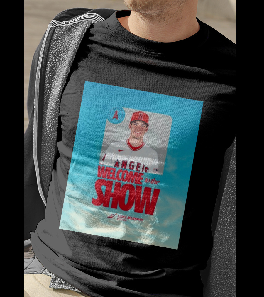 Welcome To The Show Luke Murphy Angels Pitcher T-Shirt