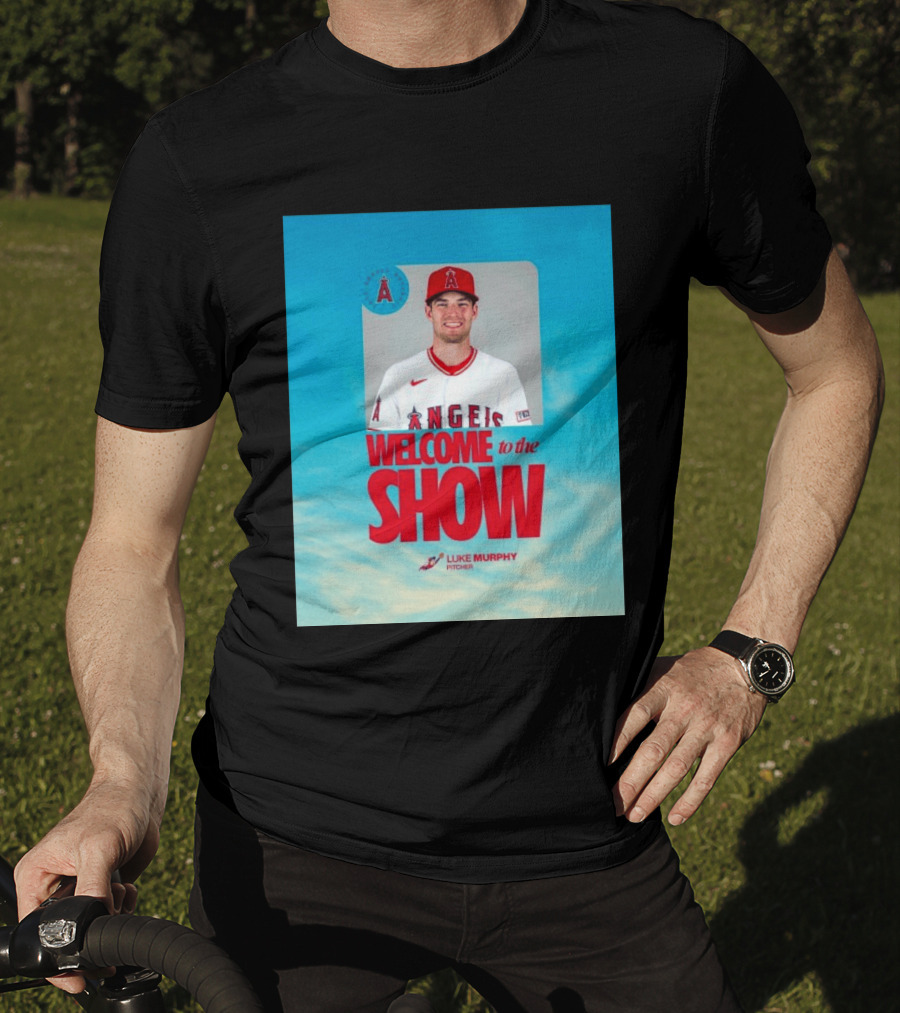Welcome To The Show Luke Murphy Angels Pitcher T-Shirt
