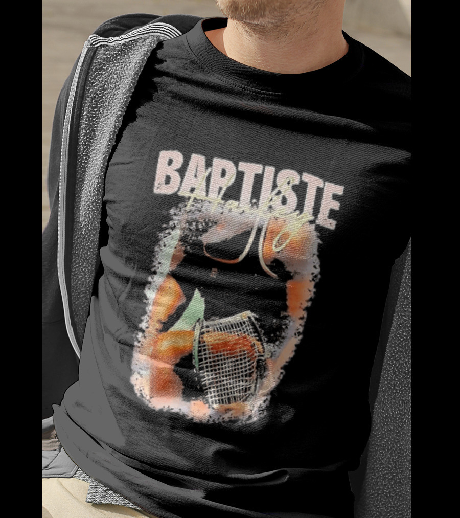 Baptiste Hailey Tennis Player With Racket T-Shirt