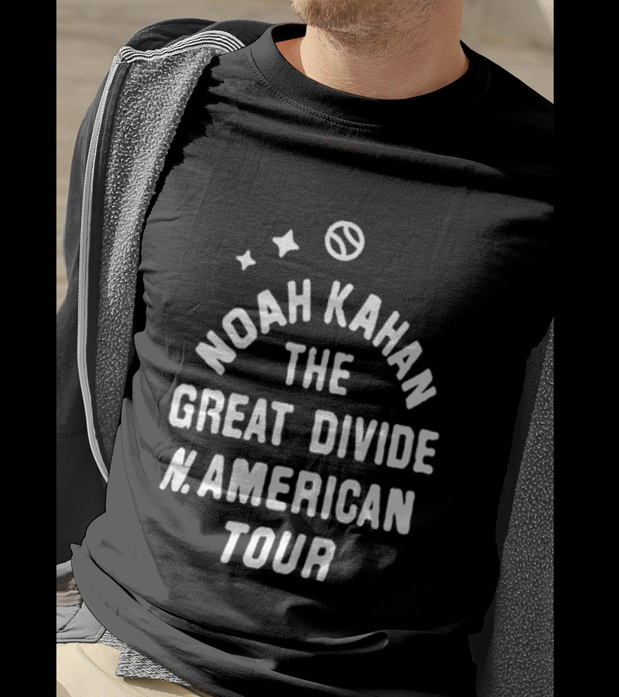 Noah Kahan The Great Divide North American Tour Stars T-Shirt